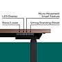 Workplace 2.0 55"W Electric Rectangular Adjustable Standing Desk with Micro Movements, Espresso (WP63152)~#|#~3FDA1ADD-C995-4256-88545559AAE8A3D1_sc7