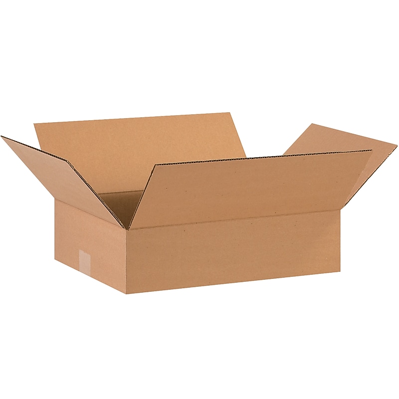 16" x 12" x 4" Shipping Boxes, 32 ECT, 25/Pk (BS161204X) image 1