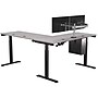 VersaDesk PowerLift 72"W Electric L-Shaped Adjustable Standing Desk, Gray/Black (PLLSD6072-BG-APP)~#|#~3FE1559C-25CA-4537-B19ED98F249CECE7_sc7