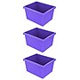 Storex Polypropylene/PP 4 Gallon Classroom Storage Bin, 7.9" x 11.3" x 13.6", Purple, 3/Bundle (STX61481U06C-3)~#|#~3FE66819-08C1-4EEE-B4E8A97CCD952884_sc7