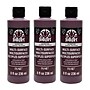 FolkArt Acrylic Paint Multi-Surface Satin, 8oz., Berry Wine, 3/Pack(FLK4648-3)~#|#~3FE673A1-F365-4A4A-8F33808530C498D0_sc7