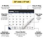 2026-2027 Excello Brands Large Print 22" x 17" Academic Monthly Desk Pad Calendar, Black (DP-AY26-2217-BK)~#|#~3FEA7D78-0708-47A9-B51199DB258B9DBE_sc7