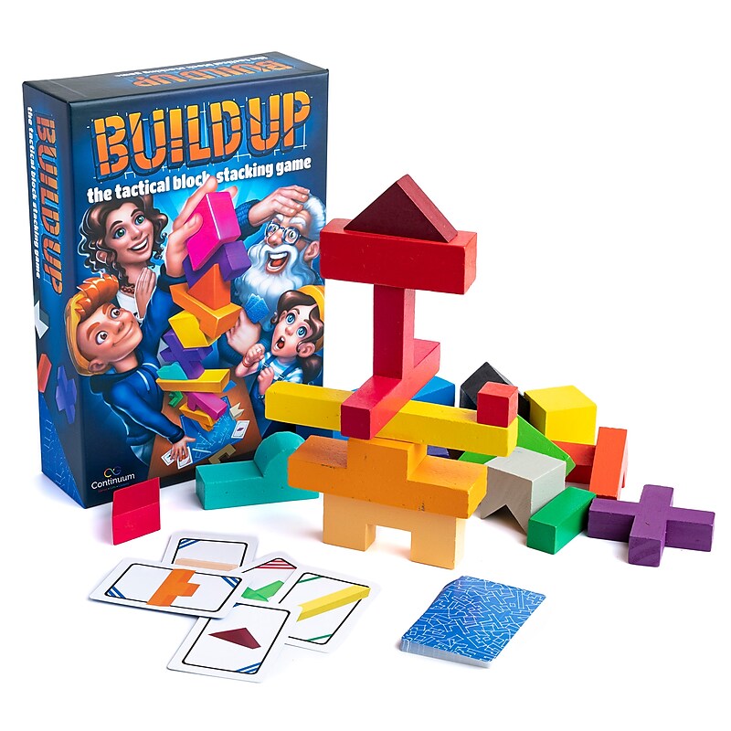 Continuum Games Build Up Block Stacking Game (CTM0367) image 1