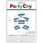 Party City 12" Open House! Latex Balloons, White/Blue, 10/Pack (AM60050892-P)~#|#~3FEBEC1A-DF88-4350-98105608E55823DF_sc7