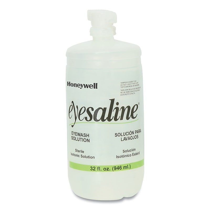 Honeywell Eyesaline Personal Eyewash, 32 oz., 12/Carton (32-000455-0000-H5) image 1