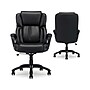 Serta Garret Ergonomic Bonded Leather Swivel Executive Chair, Space Black (43520E)~#|#~3FF39EA0-855D-4277-93E1F44210B12CFA_sc7