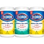 Clorox Disinfecting Wipes, Fresh and Crisp Lemon Scent, 75 Wipes/Container, 3/Pack (60379)~#|#~3FF46794-CBAD-44DC-86C782826490B0CC_sc7