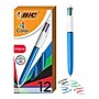 BIC 4-Color Retractable Ballpoint Pen, Medium Point, 1.0mm, Multicolor, Dozen (MM11-AST)~#|#~3FF530B1-D8D1-422D-857AD4B5787D20D5_sc7