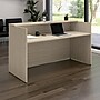 Bush Business Furniture Arrive 72"W Reception Desk with Shelf, Natural Elm (AVD172NEK)~#|#~3FF53264-8D41-406E-92CB3FCE28FFA8B5_sc7