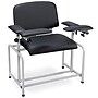 Viva Comfort Extra Wide Adjustable Bariatric Phlebotomy Blood Drawing Chair, 500 lbs. Capacity, Black (ADI997-01-BLK-HD-MK)~#|#~3FF5C4CB-053D-4223-A24B6BFA0829B9B8_sc7