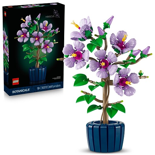 LEGO Botanicals Hibiscus Flower, 660 Pieces (10372) | Staples