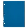 JAM Paper Glossy 3-Hole Punched 2 Pocket Cardstock Presentation Folder, Blue, 100/Carton (385GHPBUB)~#|#~3FFD0BDA-D238-46EC-BB252EB37444C233_sc7