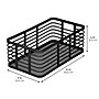 mDesign Steel Organizer, Matte Black (25938) ~#|#~4004F0A6-50C4-4173-967DE8F3AD603015_sc7