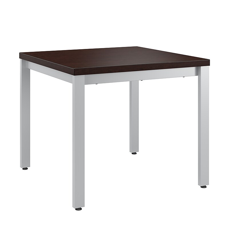 Bush Business Furniture Arrive 23"W x 23"D End Table, Mocha Cherry (AVT124MR) image 1