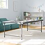 Flash Furniture Paige Rectangle Kid's Plastic Folding Table, 29"W x 60"D x 18.75"H,Granite Gray (RB3060FHKIDGY)~#|#~40064D66-089F-4949-96C2AD80092936BD_sc7