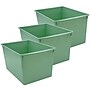 Teacher Created Resources Plastic Multi-Purpose Bin, 14" x 9.25" x 7.50", Eucalyptus Green, 3/Bundle (TCR20959-3)~#|#~40066549-9774-4427-BA045FB8AE3E187F_sc7