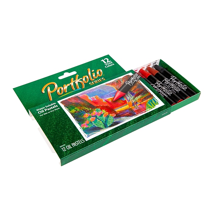 Crayola Portfolio Series Oil Pastels, Assorted Colors, 12/Pack (52