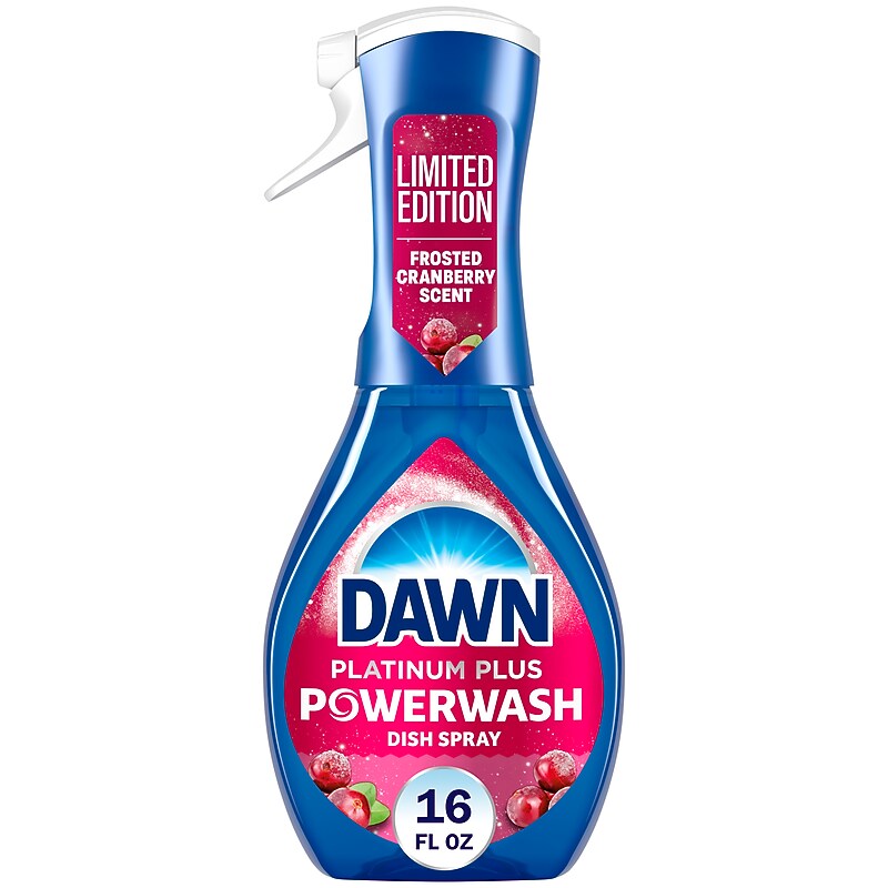 Dawn Powerwash Liquid Dish Soap Spray, Frosted Cranberry, 16 fl oz. (15940) image 1