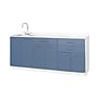 Viva Comfort 36.75'' H x 72" L Medical Cabinet with Left Sink, 6-Doors, 3-Drawers, Blueberry (902BASE72LSBL)~#|#~400E8A49-3727-4AA8-9D862C6EA2481B52_sc7
