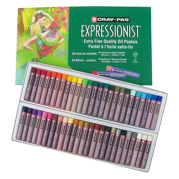 Sakura Cray-Pas Expressionist Oil Pastel Chalk, Assorted Colors