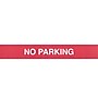 Queue Solutions WeatherMaster 250 2" Red Nylon Crowd Control Belt Barrier, Red - NO PARKING (WMR250R-RWNP110)~#|#~4014BE67-6A7F-4170-A81C870D9AEA7129_sc7