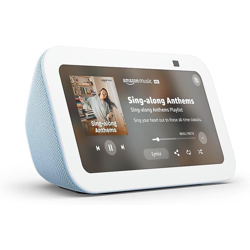 Amazon Echo Show 5 (3rd Generation) 5.5” Smart Display, Cloud Blue (B09B2SRGXH) image 1