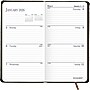 2026 AT-A-GLANCE Fine Diary 3" x 6" Calendar Year Weekly & Monthly Planner, Faux Leather Cover, Black/Brown (74-02-05-26)~#|#~40160DCC-07F2-4C85-88218980CD221756_sc7