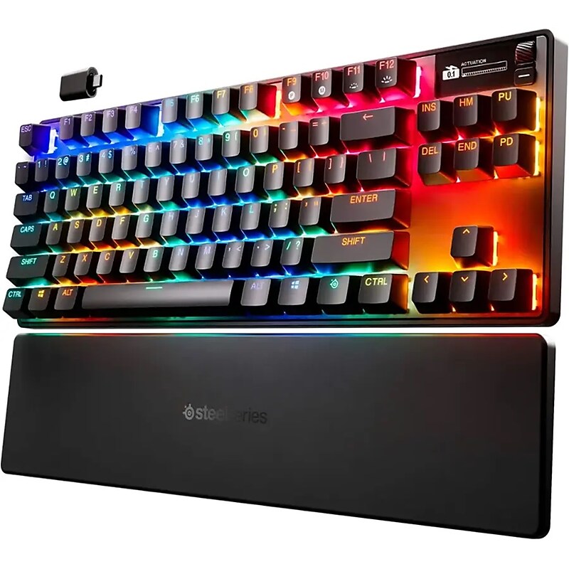 SteelSeries Apex Pro TKL Wireless Gaming Mechanical Keyboard, Black (64871) image 1