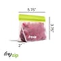 BlueAvocado (re)zip PEVA Food Bags, 5.75" x 3.75" x 2", Assorted Colors, 5/Pack~#|#~401D7CC2-6E27-4B5C-B92D15A350F89C54_sc7