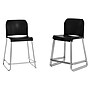 Flash Furniture Hercules Kenai Classic Plastic Stacking Full Back Counter Stools, Black, 3-Pieces (3RUT239AHCSBKCR)~#|#~401FC39F-7377-4D5B-A8D7D660357C606E_sc7