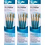 Princeton RealValue Mixed Media Synthetic Taklon Variety Brush Set, Blue, 4/Set, 3 Sets/Bundle (PBXPR9173-3)~#|#~402270EF-C2B8-4812-ABF32F6BB818A881_sc7
