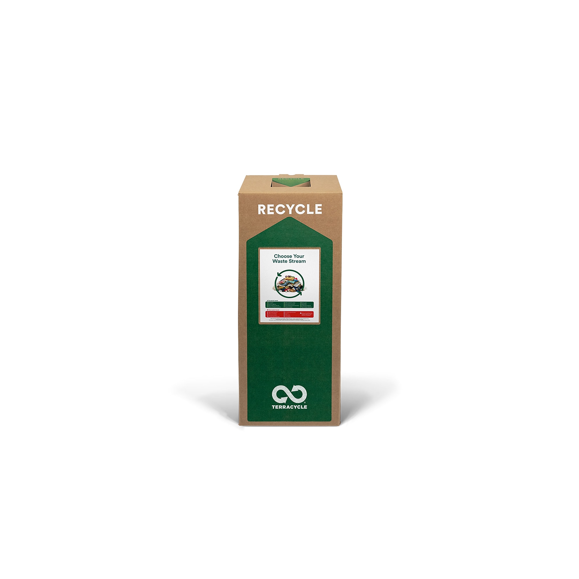TerraCycle Cardboard Cleaning Supplies and Accessories Zero Waste Box, 36 Gallon, Natural Kraft (CS6-L) Sansujyuku sansujyuku.com