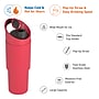 ASOBU Cosmic Stainless Steel Double Wall Insulated Water Bottle, 32 oz., Red, (ADNABF77R)~#|#~40248430-B238-40F4-9A8B1CDFC1615B26_sc7