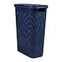 Mind Reader 10.57-Gallon Laundry Hamper with Lid, Plastic, Navy (40HAMP-NVY)~#|#~40283B3A-612C-46C9-AD03165ABF86CD9C_sc7