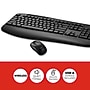 Staples TECH Wireless Keyboard and Mouse Combo, Quiet Typing, Optical Mouse, Black~#|#~4029C6EE-4245-408E-AC6F8218B5602800_sc7