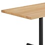 Flash Furniture Bennett Wooden Commercial Indoor Table, 48" x 30", Natural Top/Black Base (GSF3048NTT2230)~#|#~402B96AB-1740-4B1E-B9F3B63EEBA34CBF_sc7