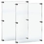 Azar Poster Holder, 24" x 36", Wall Mounted, Silver Acrylic, 2/Pack (105536-GS-2PK)~#|#~40301AA8-8865-4883-A1D88BE5CAB3D576_sc7