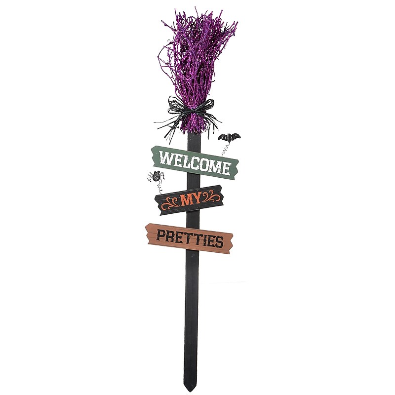 National Tree Company 33" Witch’s Broom Garden Stake (MZ17-K2042AB-1) image 1