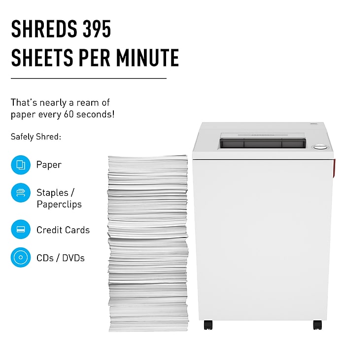 IDEAL 4001 P-5 Security 16 Sheet Cross Cut Multi-Media Commercial