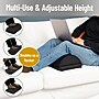 Mind Reader Air-Cloud Tilt Adjustable Under Desk Footrest, Black (FTMESH-BLK)~#|#~4035482D-409F-4CC1-98FA569EB7673E7E_sc7