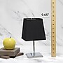 Creekwood Home Square Chrome 9.65" LED Table Lamp, Black (CWT-1013-BK)~#|#~4035F3F8-9B2D-4BA8-B9EFFC461D860E0D_sc7