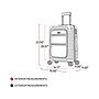 DUKAP Tour 20" Hardside Carry-On Suitcase, 4-Wheeled Spinner, TSA Checkpoint Friendly, Champagne (DKTOU00S-CHA)~#|#~40370552-2D33-447E-BE9AD4A14AC9A1B0_sc7