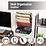 Mind Reader 7-Compartment Metal Desk Organizer, Black (MAGROUND-BLK)~#|#~4040B629-CD1B-432D-A7A9114B5670BACC_sc7