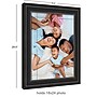Amanti Art Ridge 18" x 24" Polystyrene Picture Frame, Black Satin (A42677345852)~#|#~40445A03-FAED-48B4-860323181CBE47B8_sc7