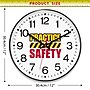 Infinity Instruments Prosaic 12" Quartz Wall Clock, Plastic Case, Battery Powered (14529BK-4587)~#|#~4048A253-80DB-4439-9D115265CA896091_sc7