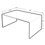 Azar Displays 6"H x 12"W x 7.75"D Plastic Riser Display, 4/Pack~#|#~4054F2BA-C9E8-4F51-890D25CCE0D82001_sc7