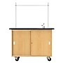 Diversified Woodcrafts Kinetic Mobile Demo Center Rectangular Demonstration Table, 48" x 28", Oak (4222K)~#|#~405FCBB5-EABC-4B8E-BC6F003ECC8F4898_sc7