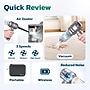 Purely C220 Wireless Portable Vacuum Computer Cleaner & Air Duster, Silver (PKBVC220)~#|#~406073F9-78B0-4E84-8908AE189DB858FB_sc7