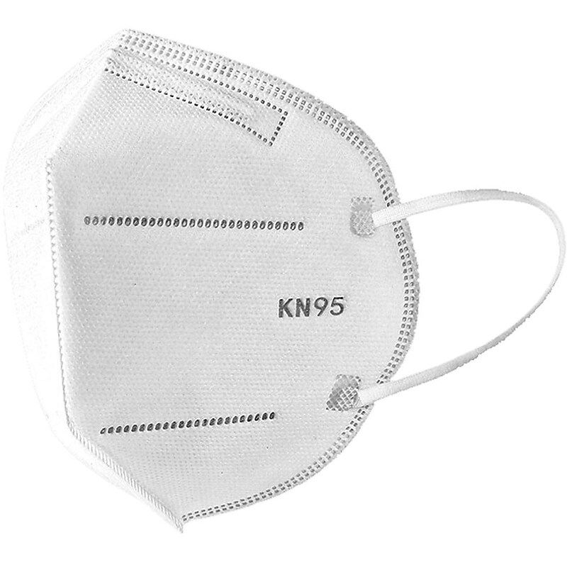 WeCare Disposable KN95 Face Mask, Adult, White, 20 Masks/Box, 50 Boxes/Pack (TBN202737) image 1