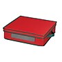 Household Essentials Holiday Charger Plate Storage Box, Red/Green (HH537RED)~#|#~40629142-1317-4C7F-A29D402356A7ADCA_sc7